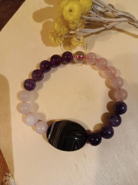 Bracelet en pierre naturel semi-précieuse 