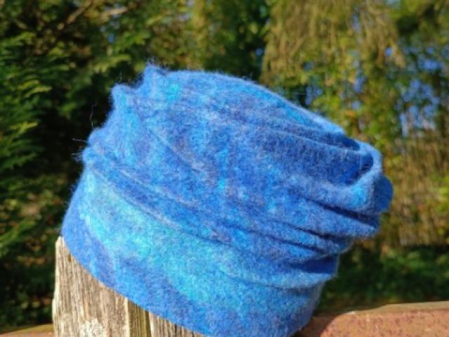 chapeau en laine feutrée